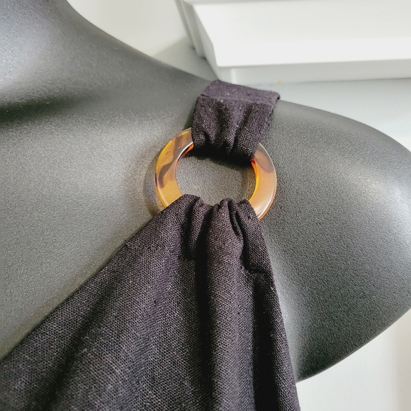 🔥NWT The Limited 22W Linen Sleeveless Wrap Dress - Picture 9 of 17